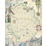 Yosemite map art